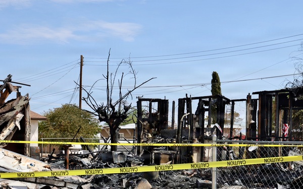 Navy corpsmen, Marine save residents from burning home after Twentynine Palms explosion