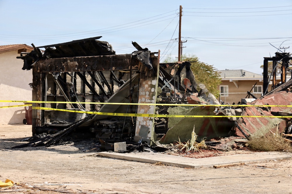 Navy corpsmen, Marine save residents from burning home after Twentynine Palms explosion