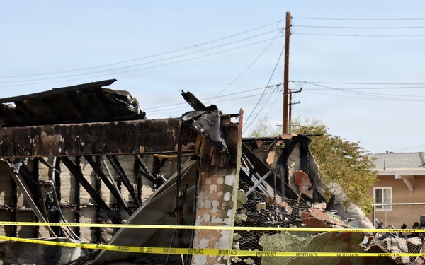 Navy corpsmen, Marine save residents from burning home after Twentynine Palms explosion