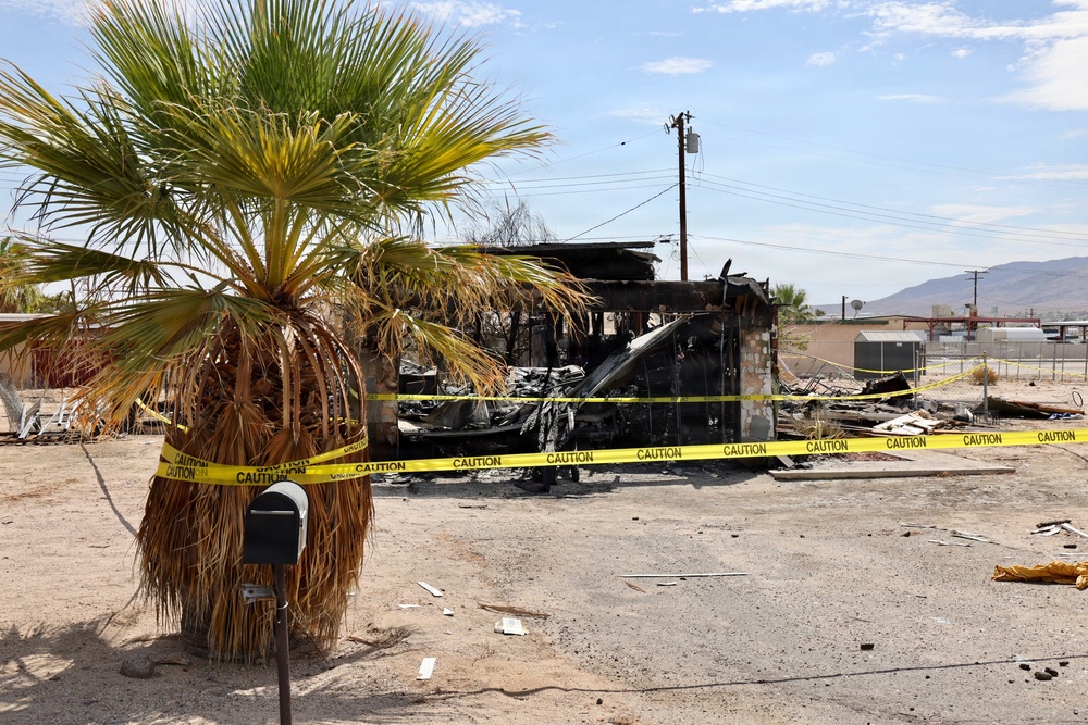 Navy corpsmen, Marine save residents from burning home after Twentynine Palms explosion