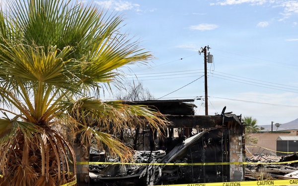 Navy corpsmen, Marine save residents from burning home after Twentynine Palms explosion
