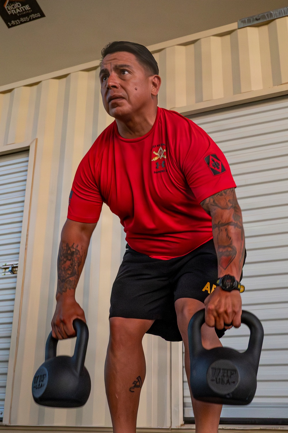 CSM James Light Conducts Battle Circulation of 75th Field Artillery Brigade