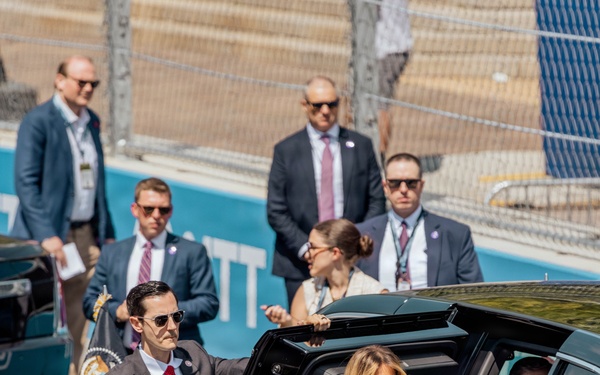 The First Lady of the United States at GrandPrix250
