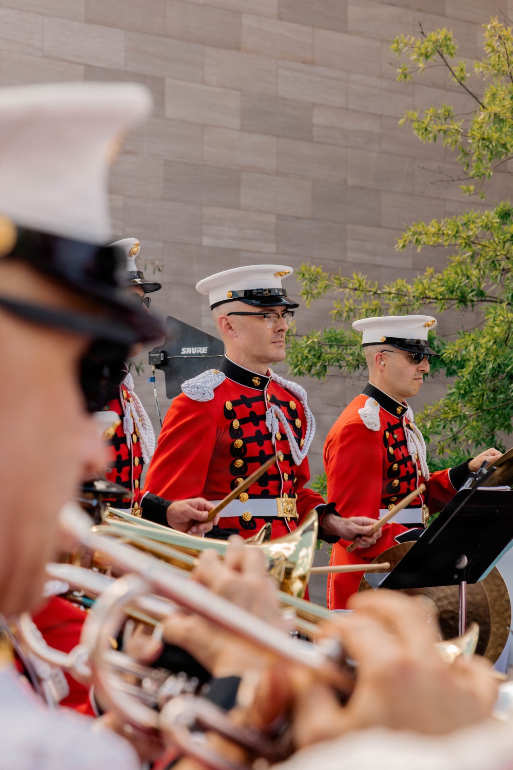 The Marine Band Performs at Freedom 250 Grand Prix