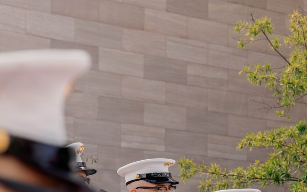 The Marine Band Performs at Freedom 250 Grand Prix