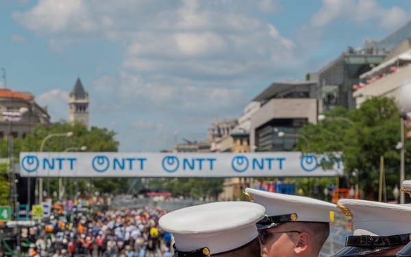 The Marine Band Performs at Freedom 250 Grand Prix