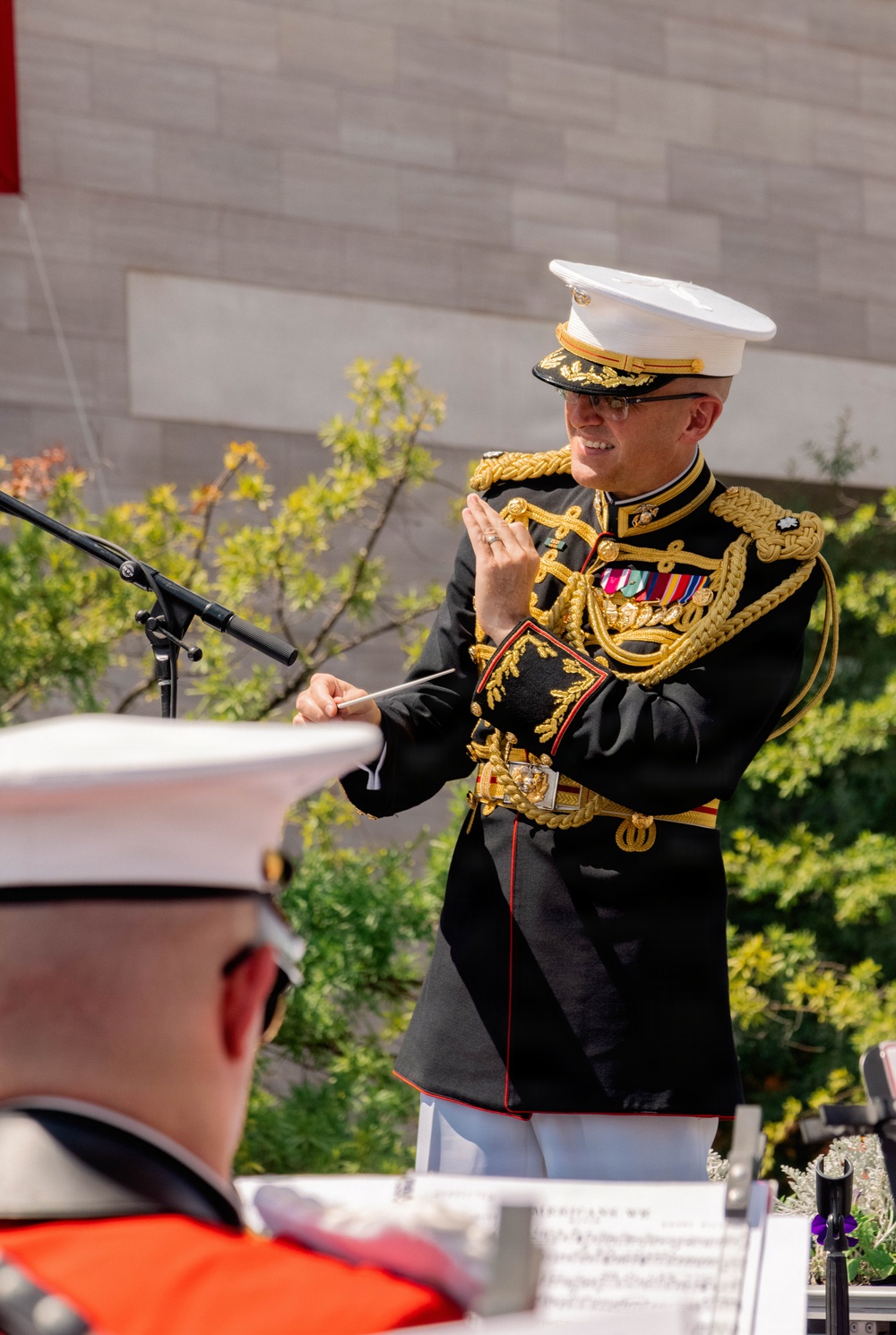 The Marine Band Performs at Freedom 250 Grand Prix
