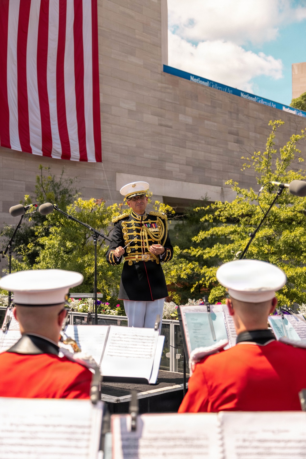 The Marine Band Performs at Freedom 250 Grand Prix