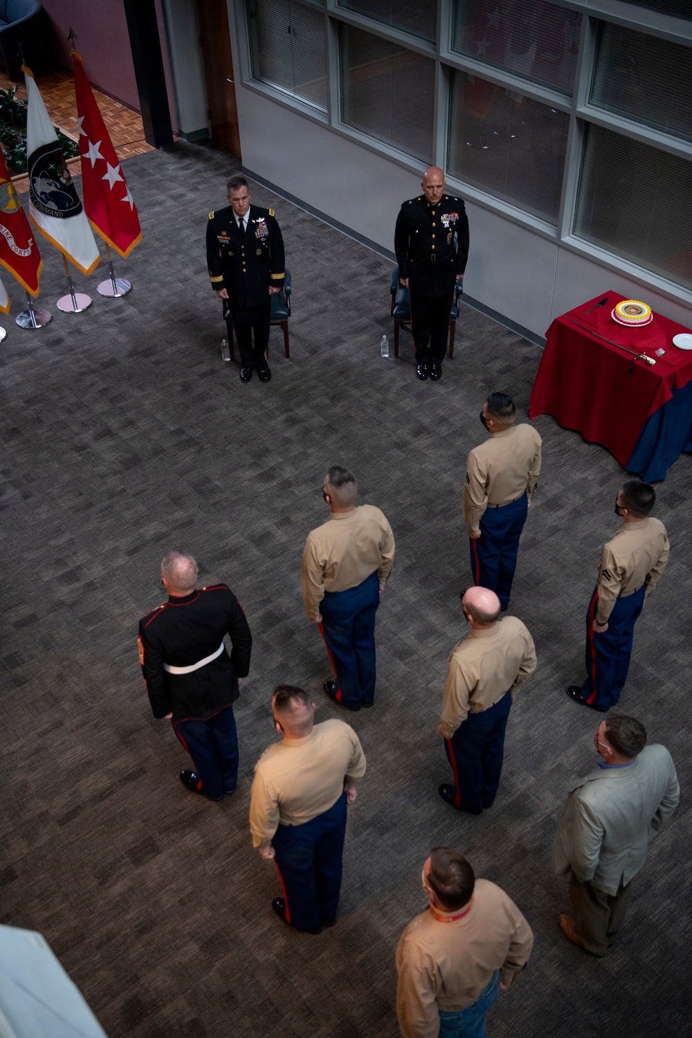 Space warfighters celebrate USMC's 245th birthday