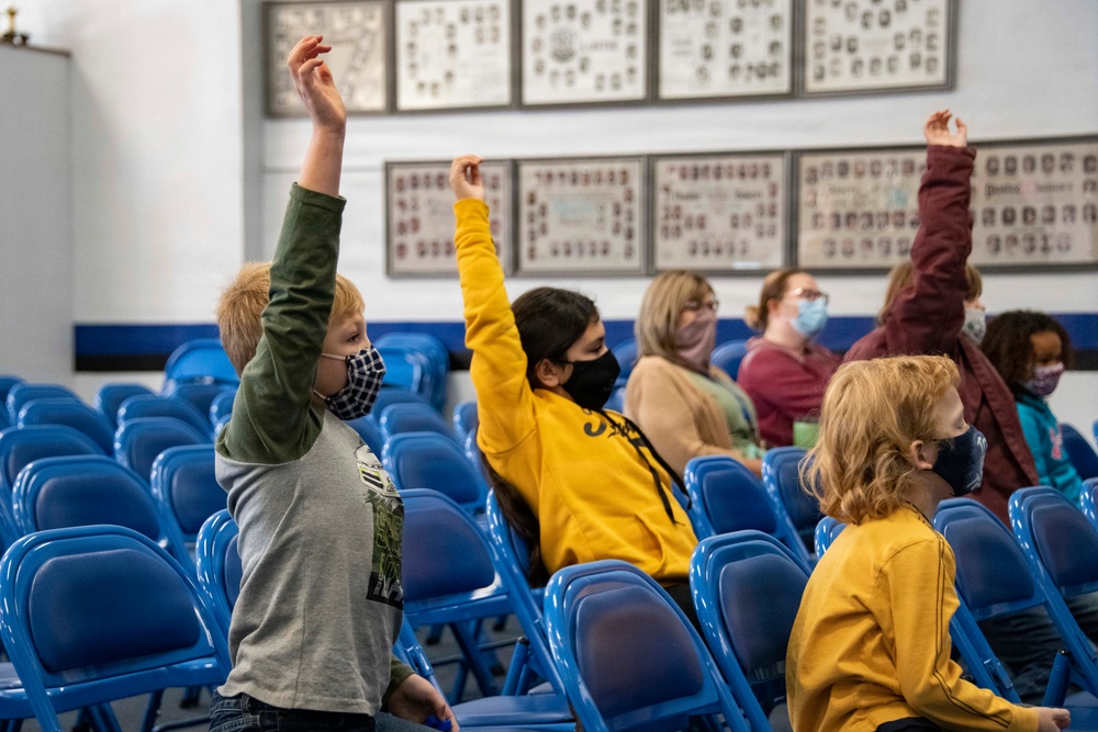 97 CS educates Olustee Public Schools on cybersecurity