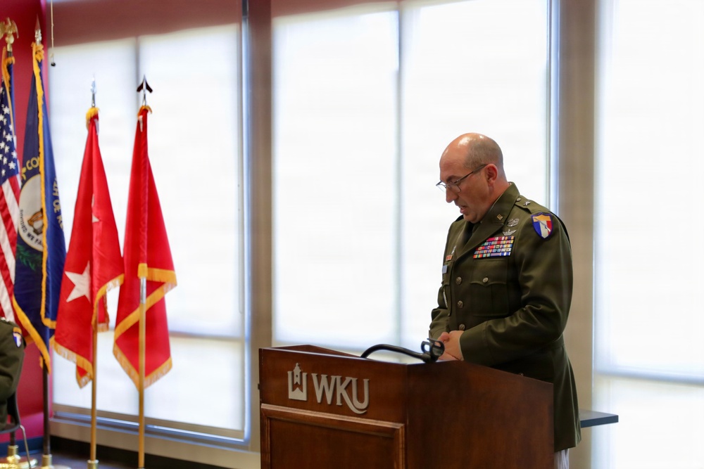 Col. Micheal Armstrong Promoted to Brigadier General at Western Kentucky University