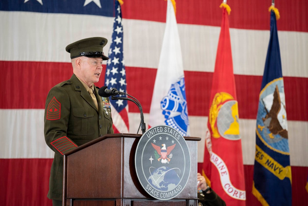 USSPACECOM continues to make history with senior enlisted leader change of responsibility