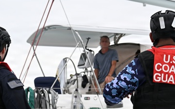 U.S. Coast Guard Cutter Joseph Gerczak crewmembers conduct bilateral maritime law enforcement operations in Fiji