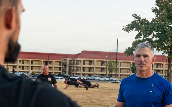 CSM James Light Conducts Battle Circulation of 75th Field Artillery Brigade
