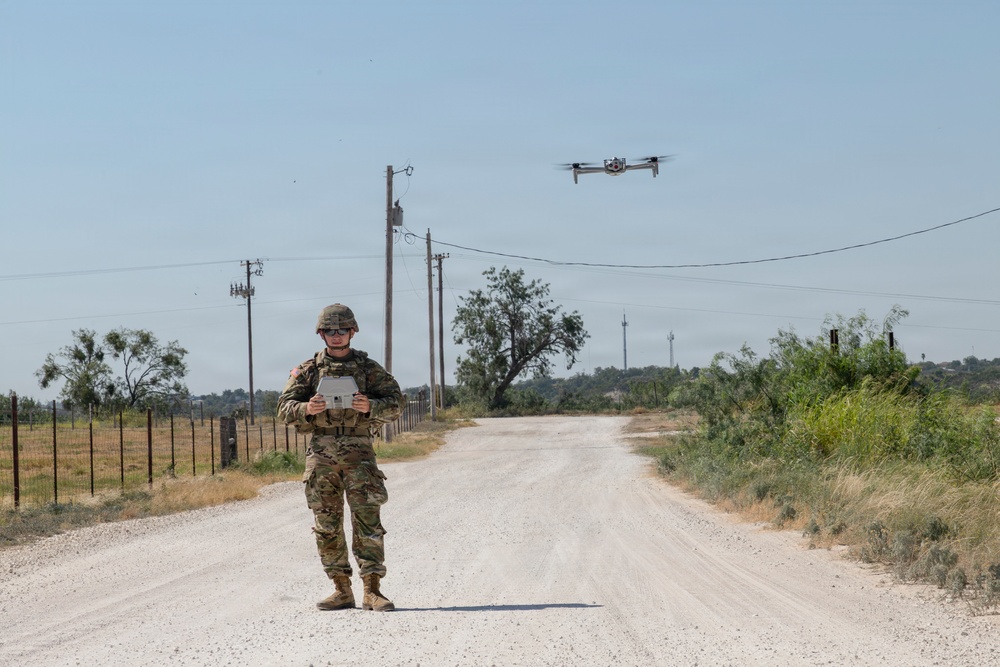 744th Engineer Company employs drones for persistent border monitoring in Del Rio