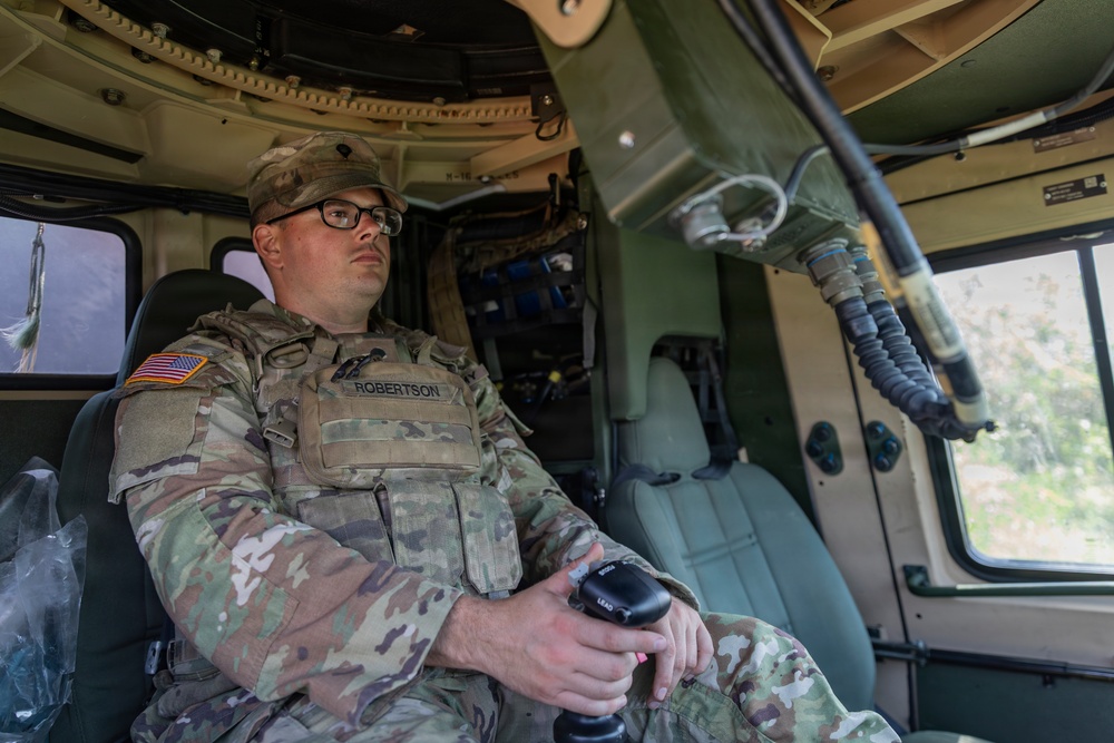 Army Reserve engineers conduct persistent monitoring with CROWS in Del Rio