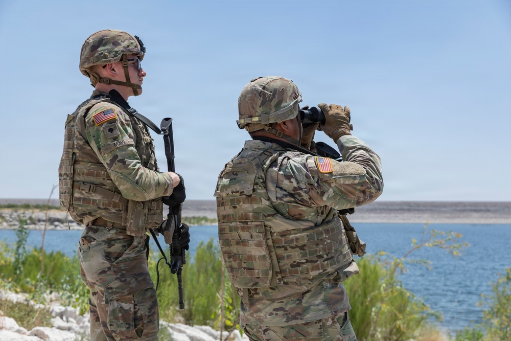 Army Reserve engineers conduct maritime overwatch operations in Del Rio