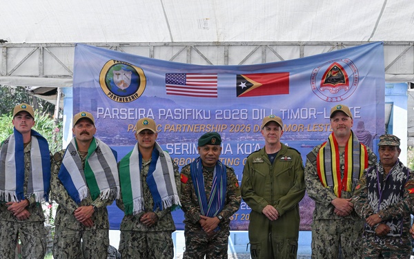 Pacific Partnership 2026 holds ribbon-cutting ceremony for Escola Básica Filial Kasnafar engineering project in Dili, Timor-Leste