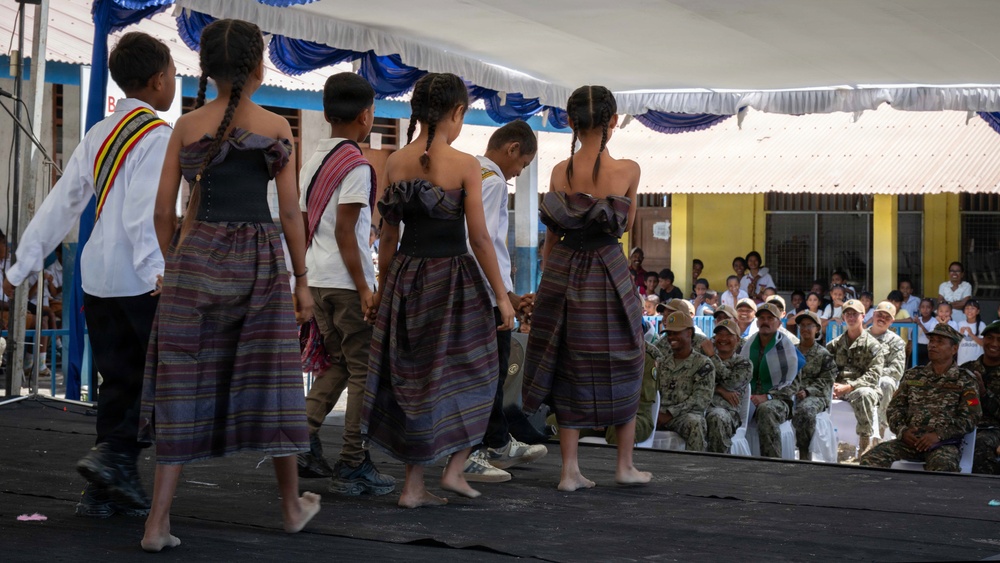Pacific Partnership 2026 holds ribbon-cutting ceremony for Escola Básica Filial Kasnafar engineering project in Dili, Timor-Leste