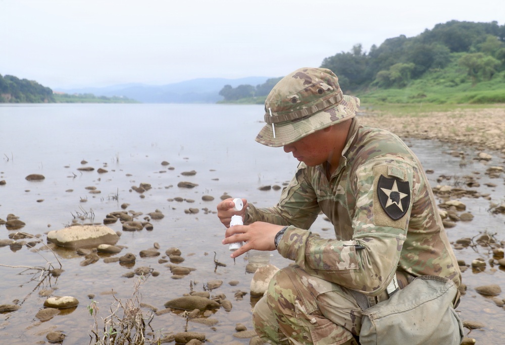 Champion Brigade water purification field training