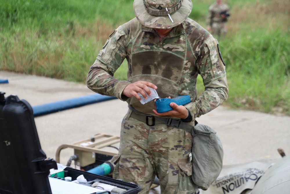 Champion Brigade water purification field training