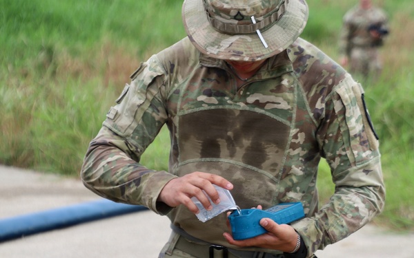 Champion Brigade water purification field training