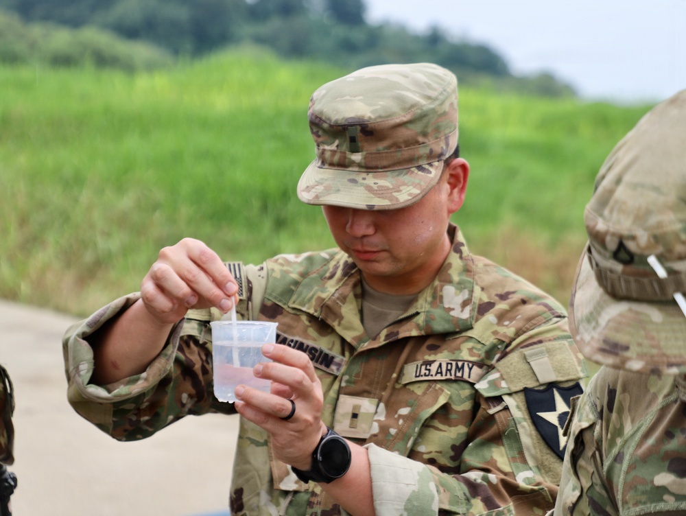 Champion Brigade water purification field training