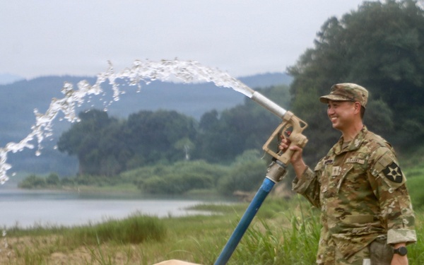 Champion Brigade water purification field training