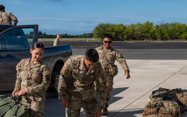 Hawaii National Guard Reinforces Recovery Efforts in Hawaii County with Additional Supplies and Personnel