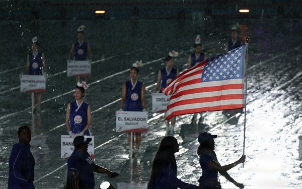 403rd AFSB leaders attend World Masters Athletics Championships opening ceremony in Daegu