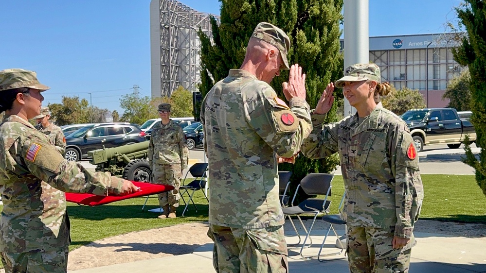 Col. Andrews Recognized During MCSG Change of Command