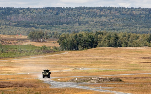 3rd Squadron, 2d Cavalry Regiment Stryker familiarization gunner