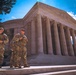 JTF DC National Guardsmen Patrol Near the Thomas Jefferson Memorial