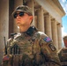 JTF DC National Guardsmen Patrol Near the Thomas Jefferson Memorial