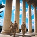 JTF DC National Guardsmen Patrol Near the Thomas Jefferson Memorial