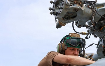 John Finn Conducts Maintenance