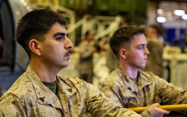 USS Boxer Sailors, 11th MEU Marines Conduct Corporals Course