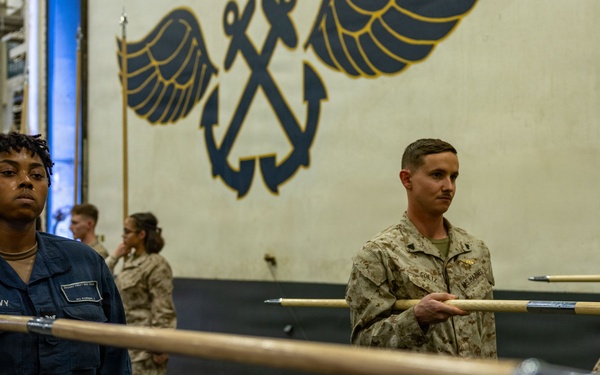 USS Boxer Sailors, 11th MEU Marines Conduct Corporals Course
