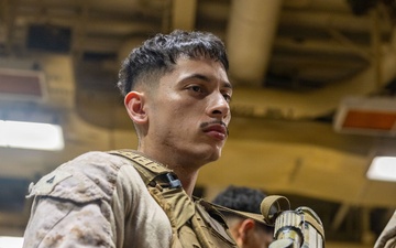 11th MEU Marines Conduct Weapon Familiarization Drills Aboard USS Boxer