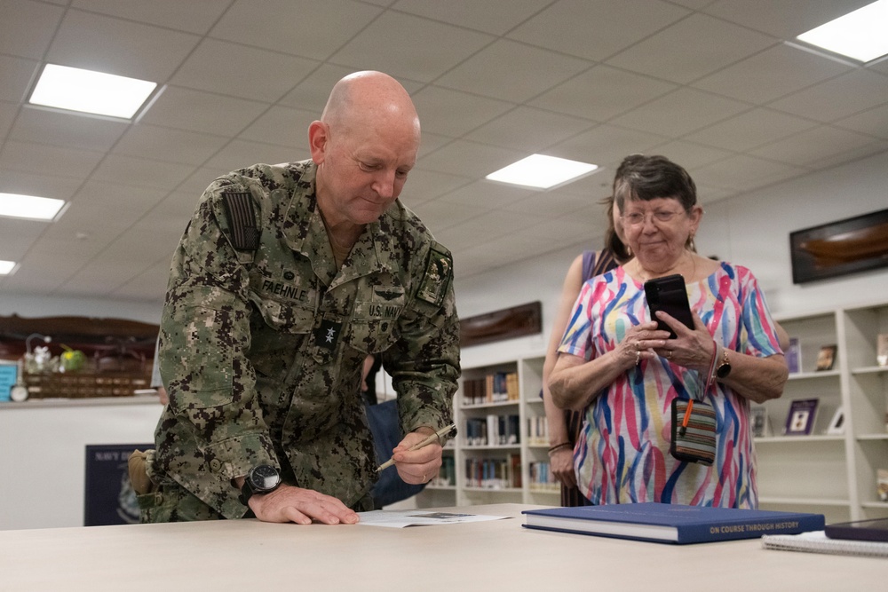 Naval District Washington’s 94th Commandant, Rear Adm. David Faehnle, visits Naval History and Heritage Command
