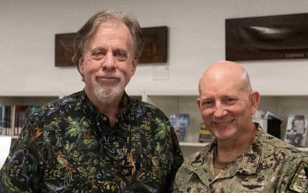 Naval District Washington’s 94th Commandant, Rear Adm. David Faehnle, visits Naval History and Heritage Command