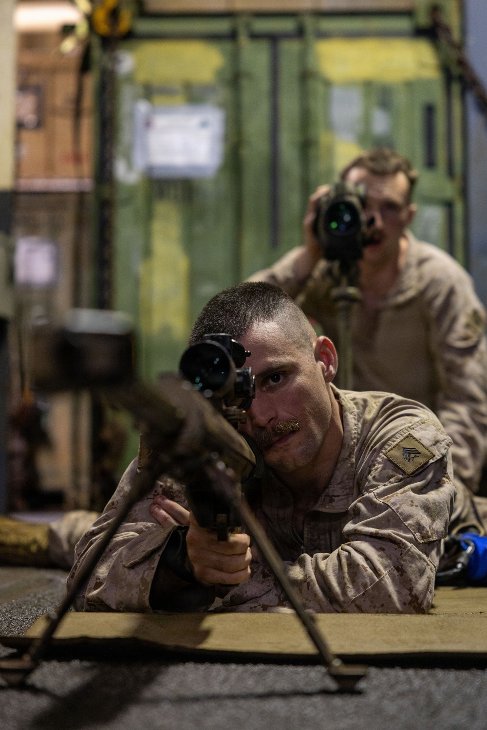 11th MEU Marines Conduct Weapon Familiarization Aboard USS Boxer