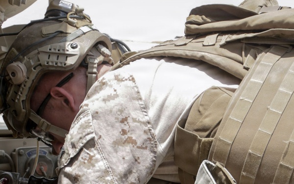 Marines utilize a Petroleum Expeditionary Analysis Kit