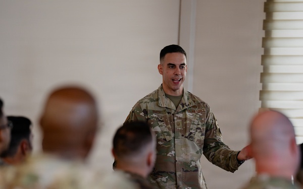 Spangdahlem Air Base master sergeant selects focus on team leadership during professional development seminar