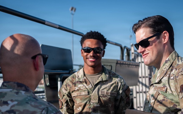 55th Wing Command Chief learns from Offutt's mission enablers