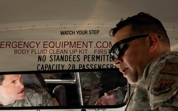 55th Wing Command Chief learns from Offutt's mission enablers
