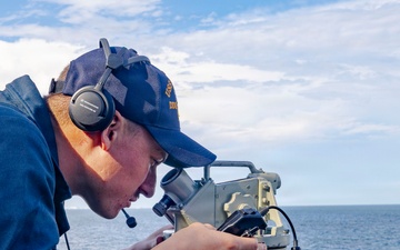 USS Benfold Conducts a Sea and Anchor in Tokyo Bay