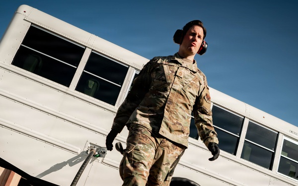 55th Wing Command Chief learns from Offutt's mission enablers