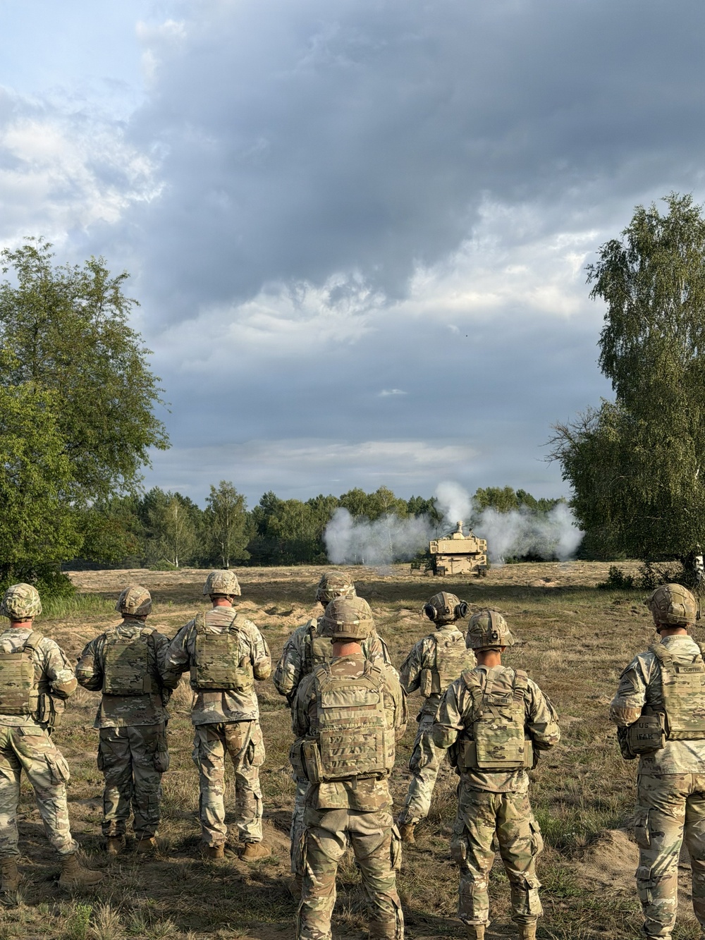 Gunners conduct Artillery Table XII at FOS Torun