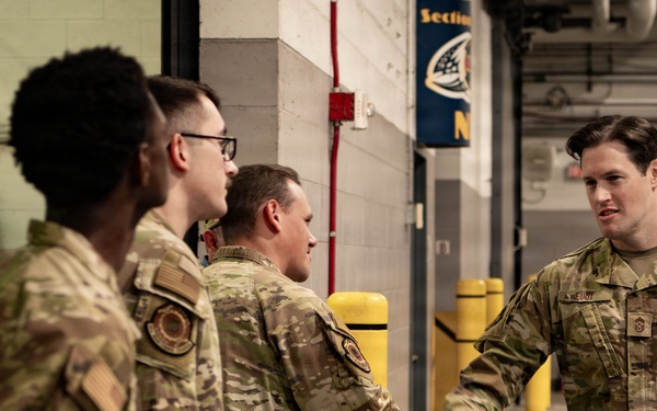 55th Wing Command Chief learns from Offutt's mission enablers